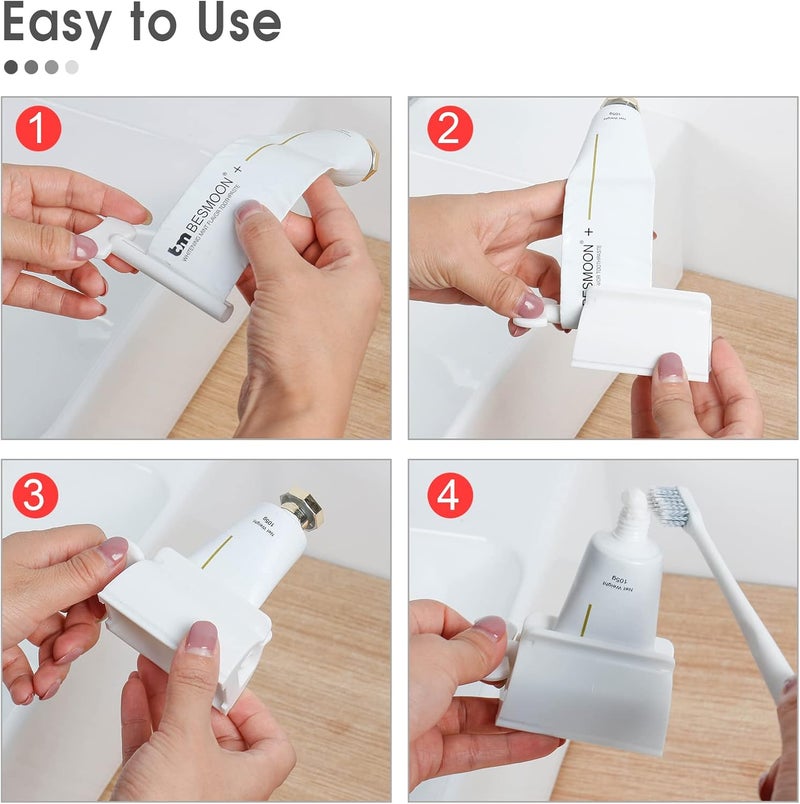 LAMY Toothpaste Squeezer, 3 PCS Tube Squeezer Kitchen and Bathroom Gadgets for Sauces and Various Tube-Based Cosmetics, Home and Apartment Essentials - Image 2